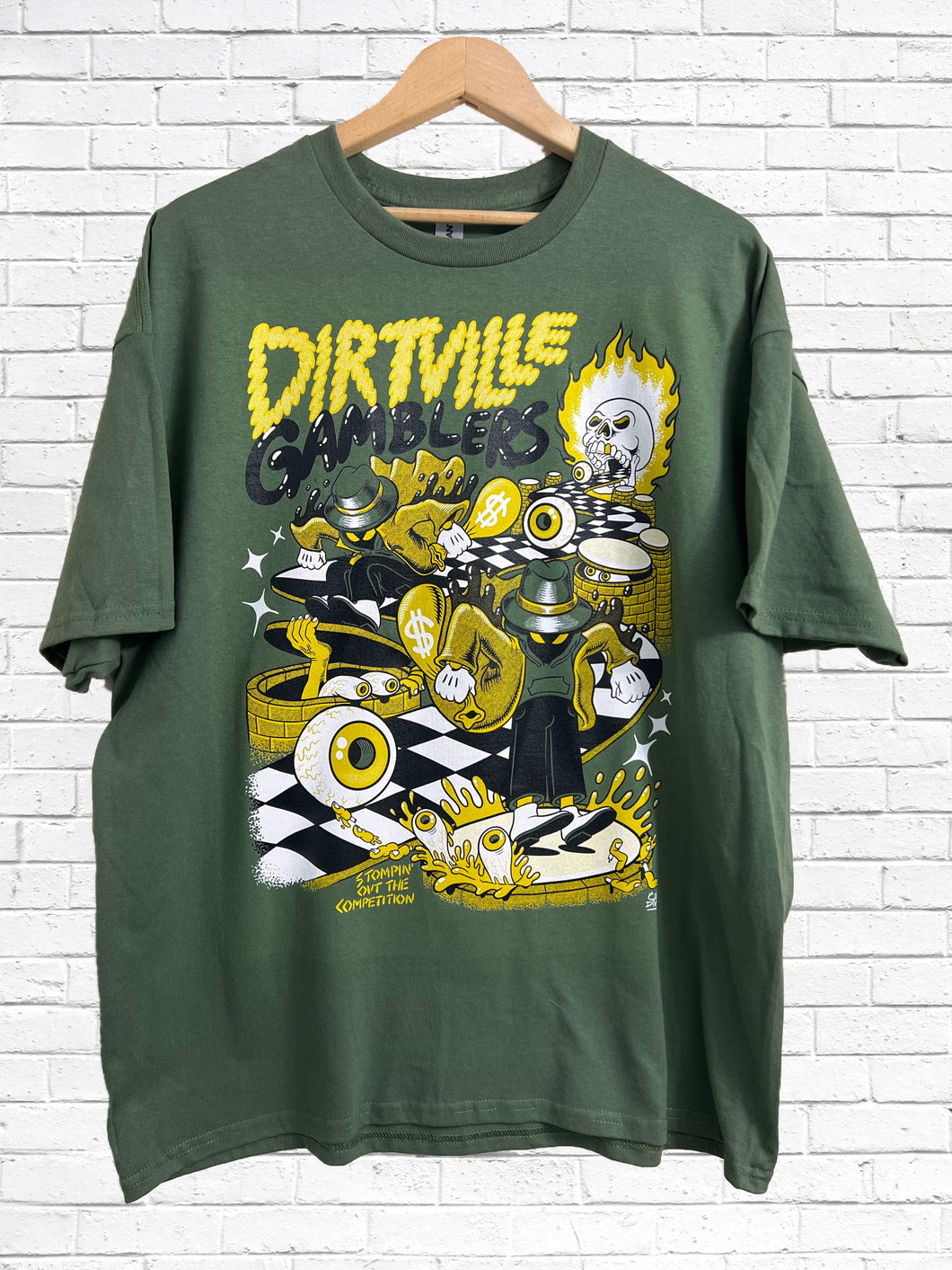 Dirtville Gamblers T-shirt Green